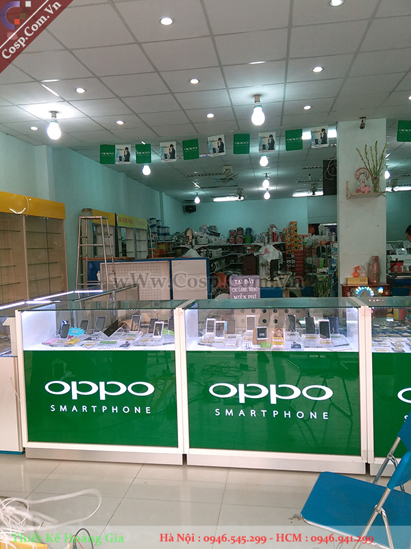 Thiết kế shop điện thoại OPPO - Chị Na